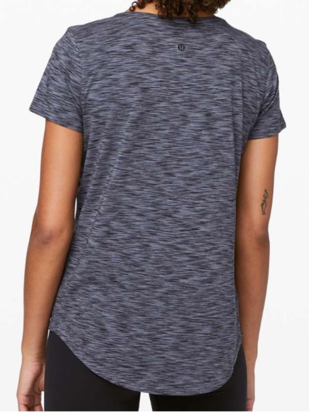 lululemon athletica Short Sleeve Love Crew III Tee - Black/Dark Gray